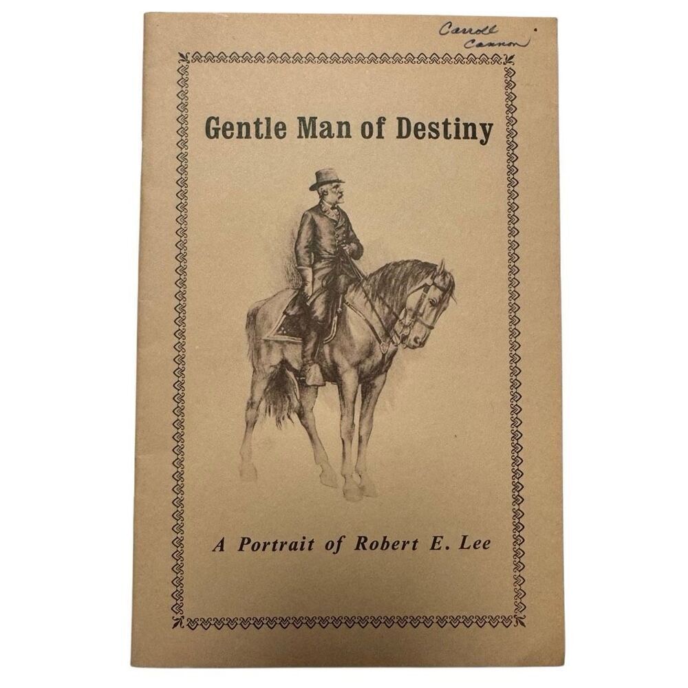 Gentle Man of Destiny. E. Earnhardt Morrison. Morielle Press. 1989 Paperback